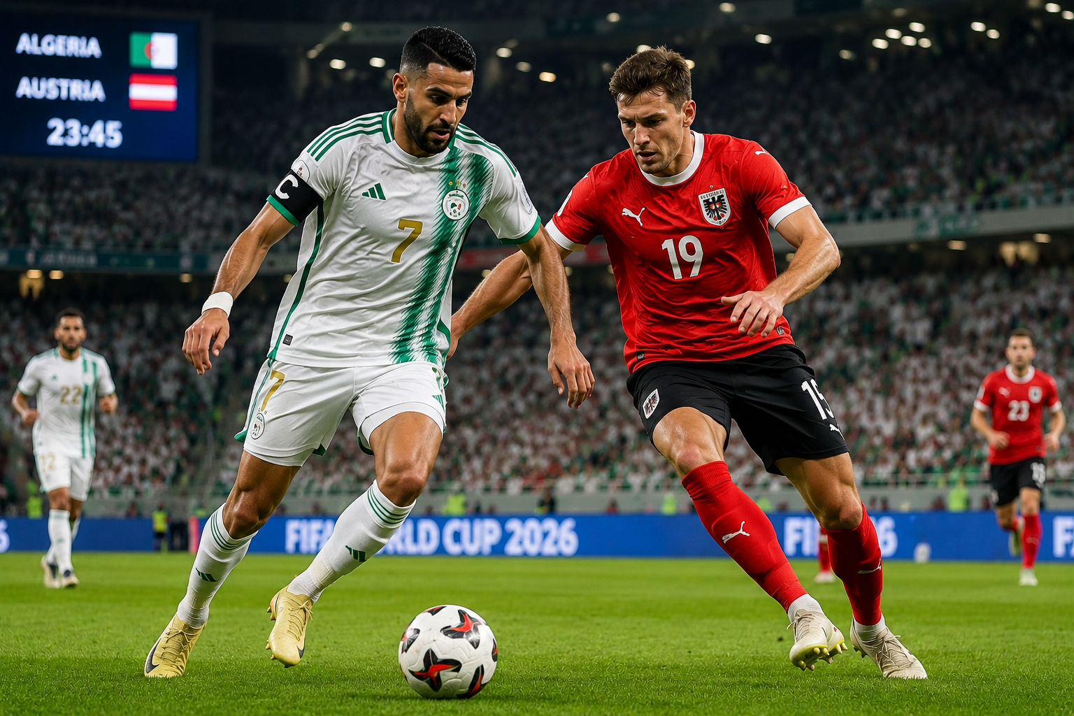 Aljazair vs Austria